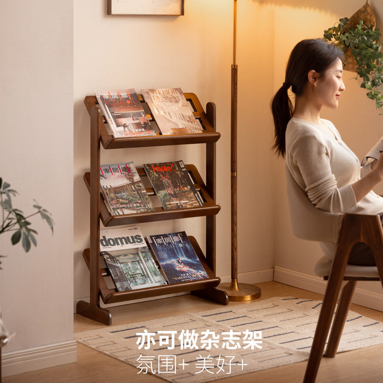 实木鞋架门口多层超薄鞋柜小户型胡桃色窄收纳置物架