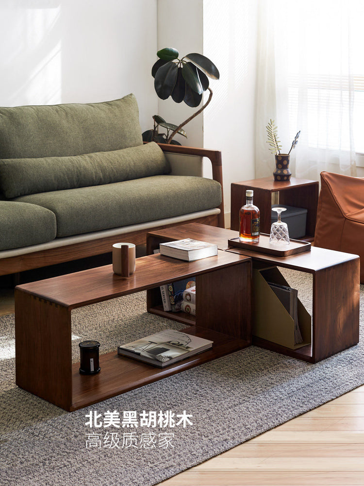 实木格子柜书柜落地书架书房置物架收纳展示柜客厅隔断柜