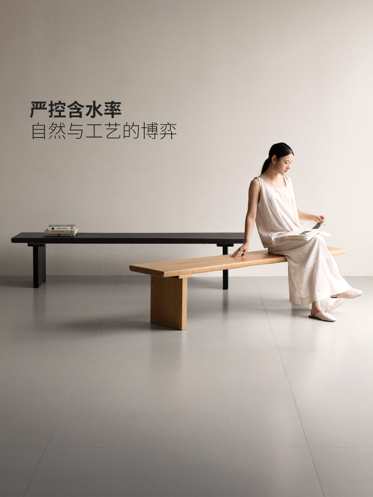 实木长条凳餐厅自然边原木整板胡桃木大板凳茶台凳子
