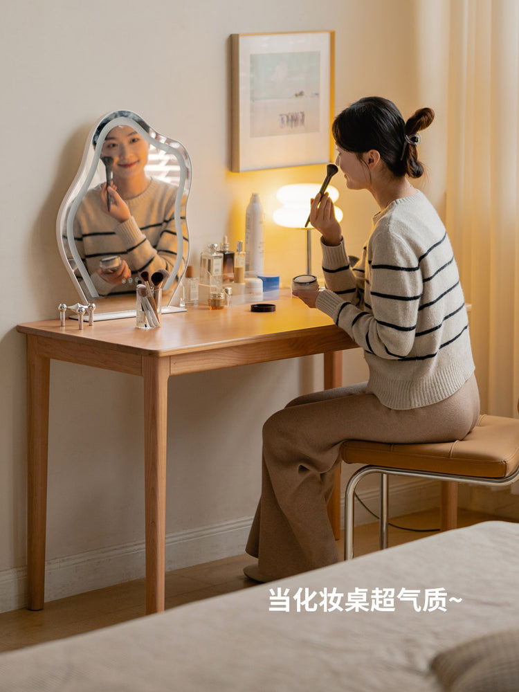 实木书桌中古樱桃木书房办公桌电脑桌小户型梳妆台