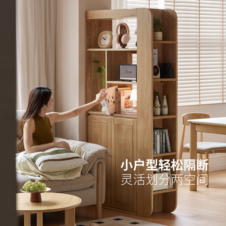 全实木玄关隔断柜北欧门厅柜现代简约鞋柜客厅屏风柜