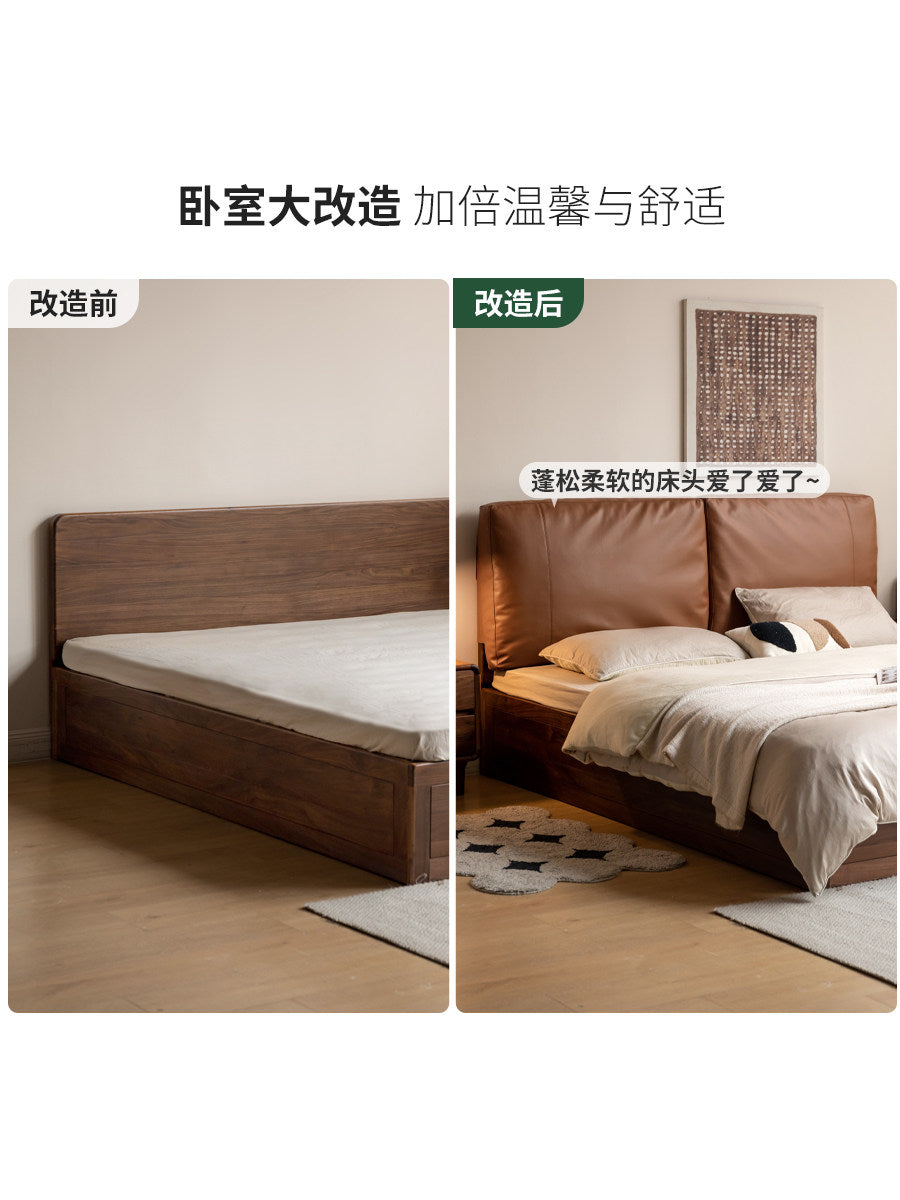 软靠免拆洗皮大靠背双人无床头榻榻米靠垫