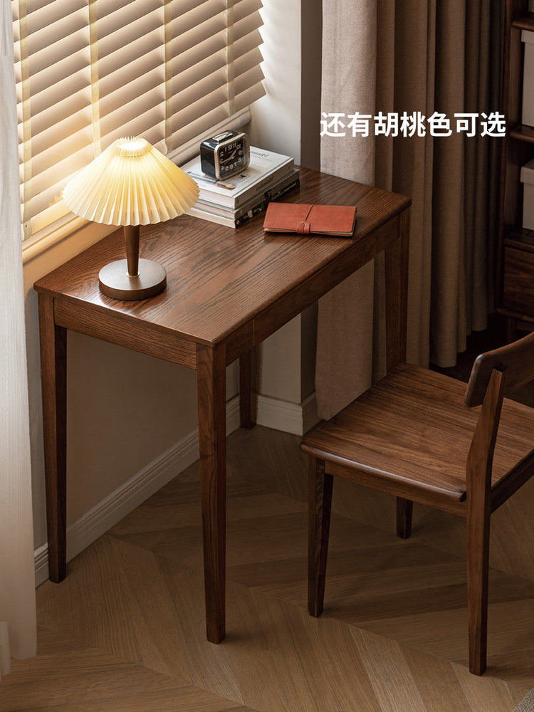 实木书桌70/80/90cm学习桌橡木小户型写字桌简约原木桌子