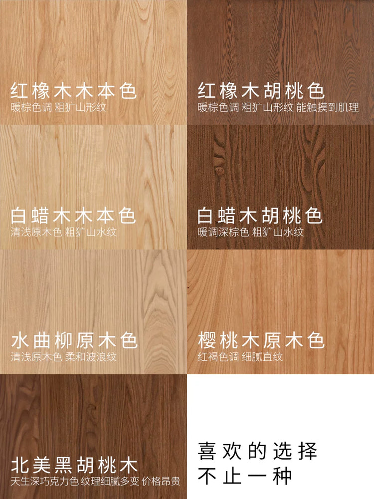 实木组合书柜樱桃木落地置物柜日式玻璃门书架置物架