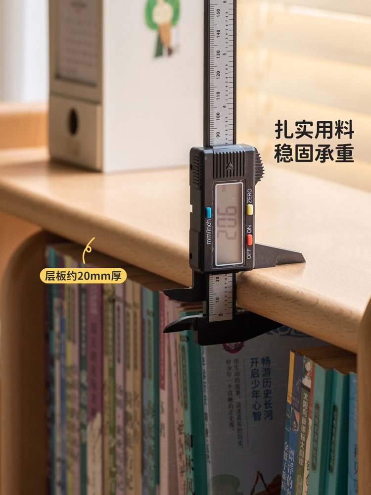 纯实木置物架简约书桌上架学生桌上储物架北欧书房书架