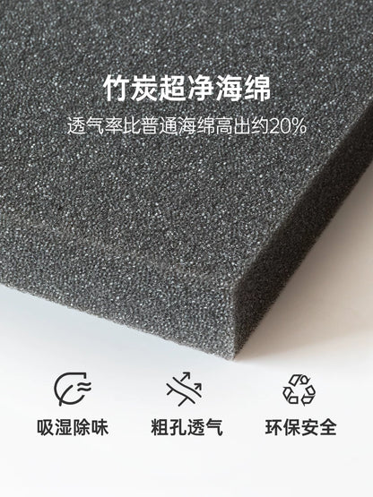 源氏木语0胶水床垫美满抗敏防螨透气垫家用竹炭绵垫独立弹簧厚垫