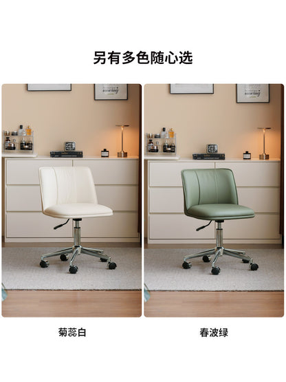 生态云皮化妆凳现代简约灰色凳卧室可移动梳妆椅