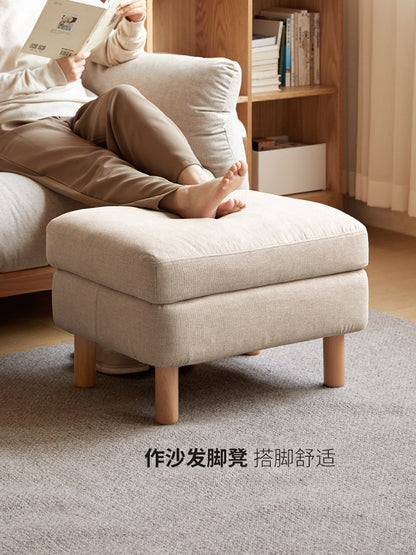 实木沙发脚凳现代简约入户换鞋凳矮凳客厅布艺坐墩
