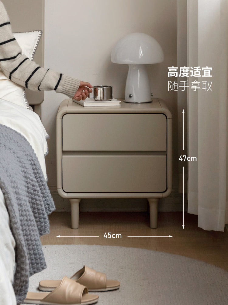实木床头柜轻奢床边柜小户型现代简约抽屉储物柜橡木柜子