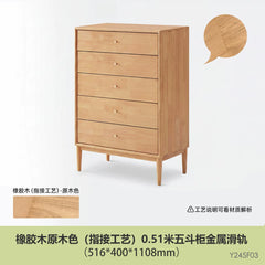 [Pre-sale 20 days] Solid wood chest of drawers, modern minimalist drawer cabinet, oak dresser, Nordic bedroom storage cabinet, side cabinet