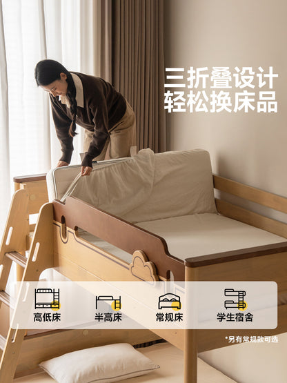 0胶水儿童可折叠椰棕床垫全垫可拆垫学生乐园宿舍垫