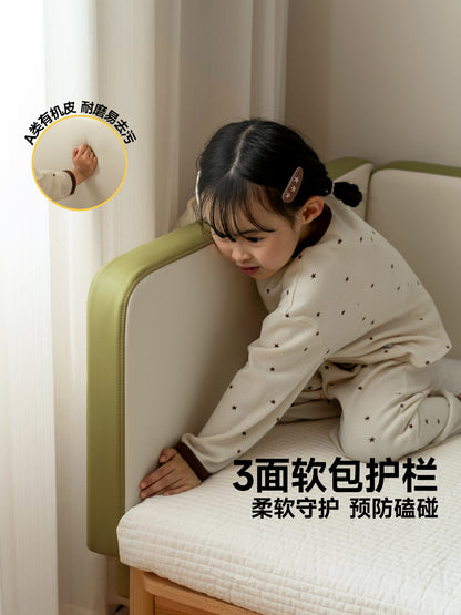儿童软包拼接床卧室床边加宽床大人可睡带护栏升降宝宝床