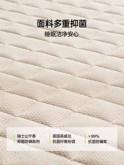 【预售30天】天然乳胶0胶水床垫抗菌防螨黄麻硬垫卧室1.8米薄垫子