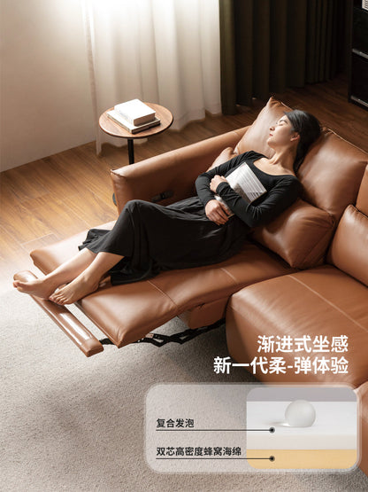 零靠墙电动客厅现代简约功能沙发高靠背真皮沙发