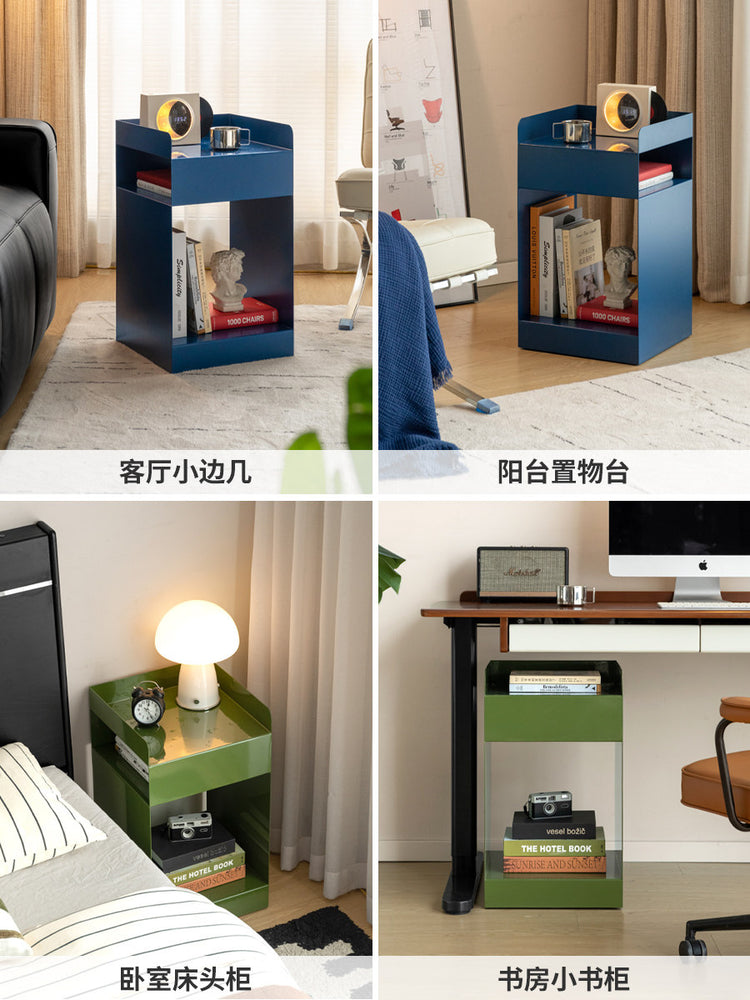铁艺边几客厅收纳置物边柜创意移动角柜床头柜