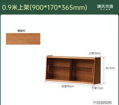 实木梳妆台床头柜一体卧室简约可伸缩化妆台樱桃木化妆桌
