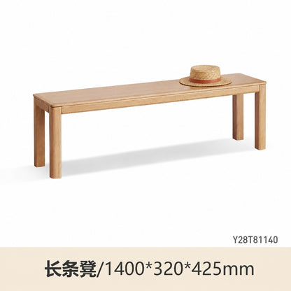 实木长条凳北欧白蜡木床尾凳现代简约凳子餐厅长板凳