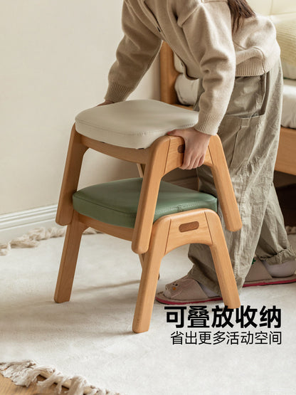 实木儿童学习凳现代简约小板凳山毛榉游戏凳子小矮凳