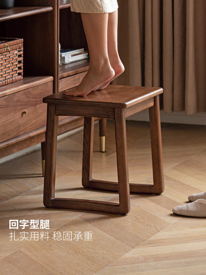 实木茶凳现代简约客厅白蜡木方凳小户型餐凳换鞋凳