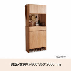 实木玄关柜鞋柜一体现代简约门厅柜客厅入户靠墙屏风柜