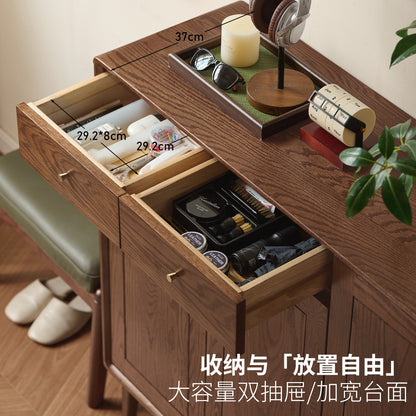 实木鞋柜门口玄关柜客厅收纳置物柜阳台柜子储物柜