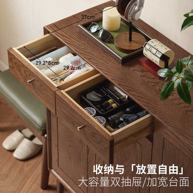 实木鞋柜门口玄关柜客厅收纳置物柜阳台柜子储物柜