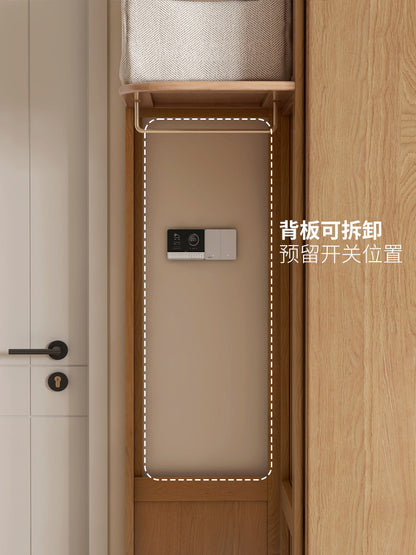 实木角柜转角衣柜卧室橡木墙角柜原木三角柜落地边柜