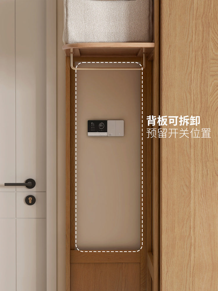 实木角柜转角衣柜卧室橡木墙角柜原木三角柜落地边柜