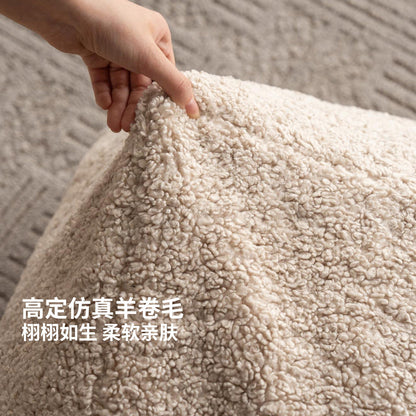 布艺坐墩懒人奶油风立体玩偶软凳可拆洗客厅沙发脚凳