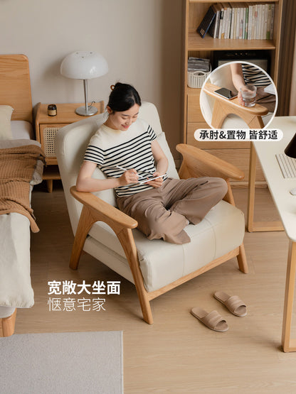 实木沙发床折叠两用小户型沙发椅客厅简约单人床躺椅