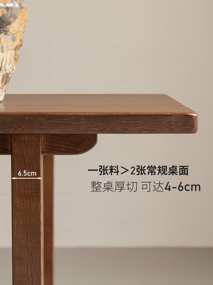山野原木自然边大板桌餐厅白蜡木餐桌书桌客厅工作台