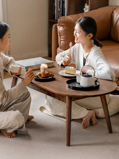 实木茶几客厅黑胡桃木茶台简约现代小户型原木茶桌