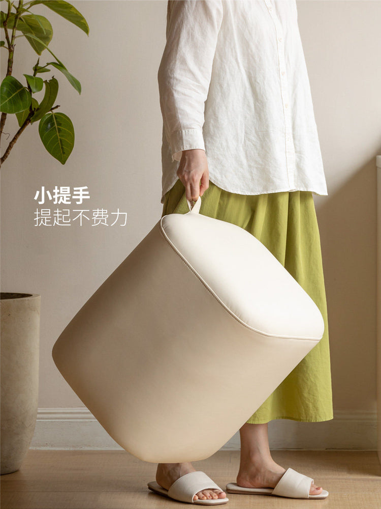 梳妆凳轻奢高级卧室奶油风化妆凳换鞋凳白色软包凳子