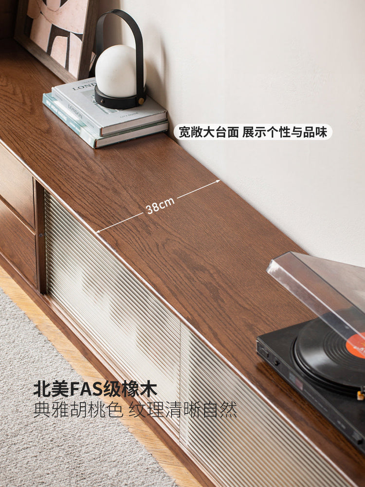 实木电视柜北欧地柜现代简约小户型客厅墙柜茶几组合