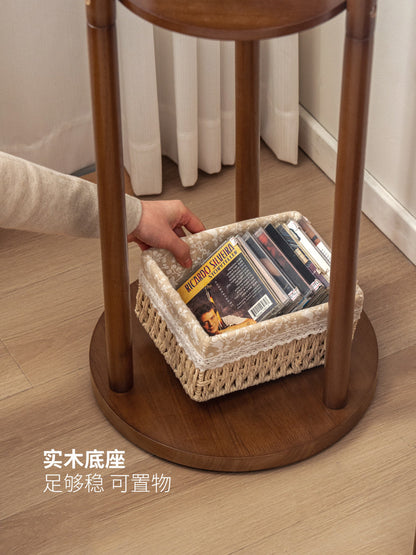 实木挂衣架现代简约树枝衣帽架卧室胡桃色落地置物架