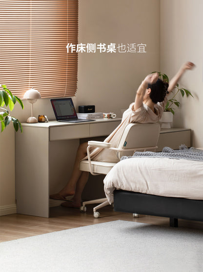 实木化妆桌卧室简约伸缩梳妆台斗柜一体轻奢抽屉梳妆桌子