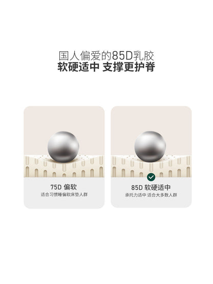 泰国乳胶0胶水榻榻米软垫抗菌防螨可拆卸薄床垫