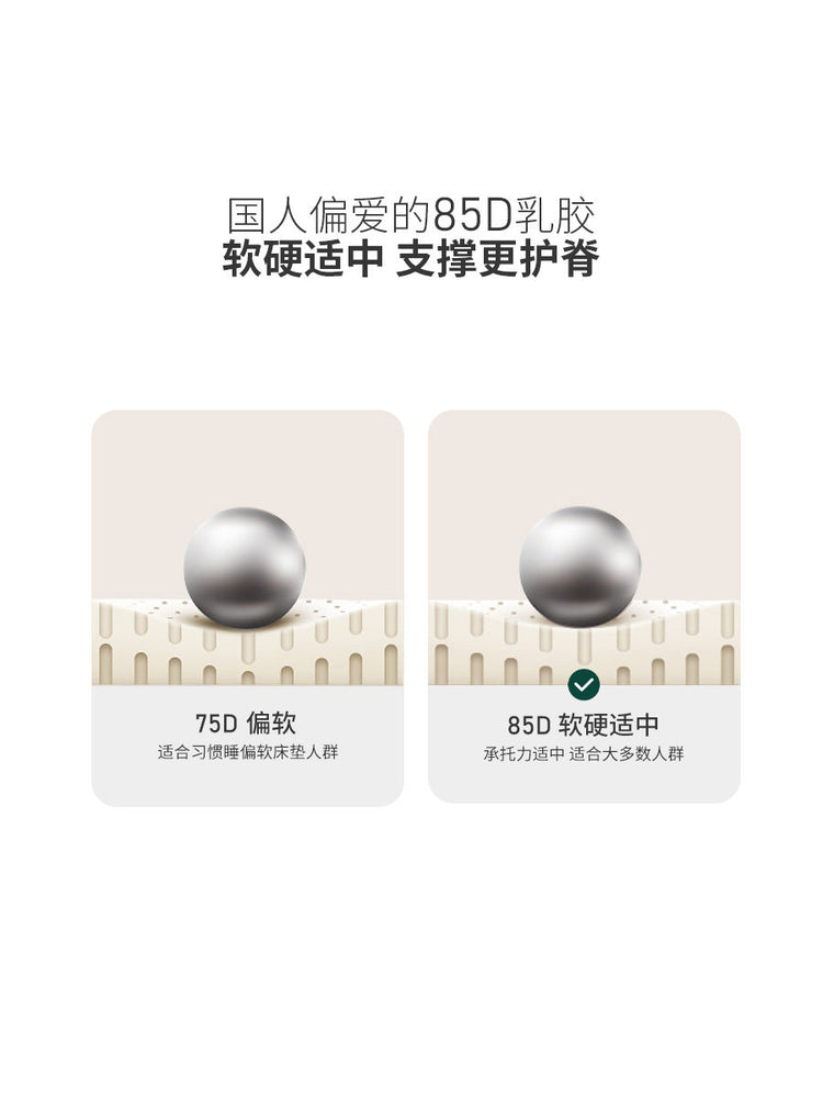 泰国乳胶0胶水榻榻米软垫抗菌防螨可拆卸薄床垫
