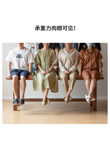 纯实木餐桌北美黑胡桃木桌椅组合现代简约吃饭桌子