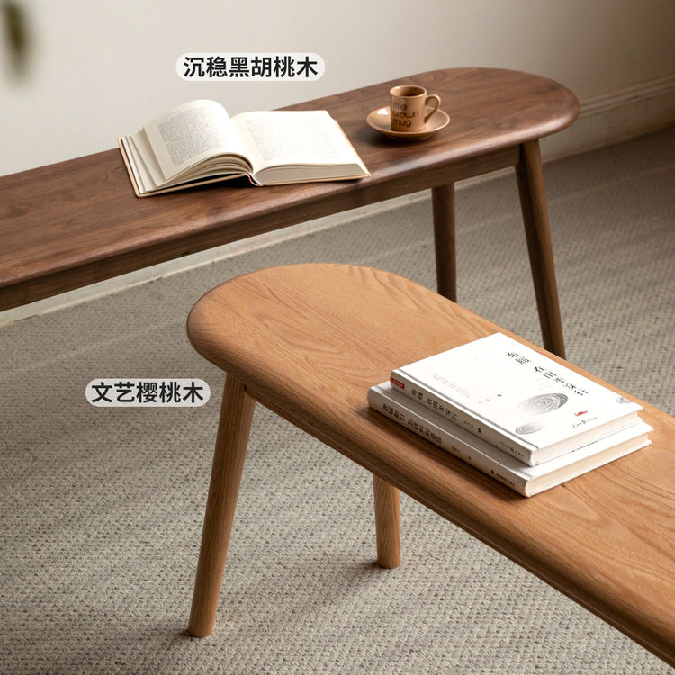 实木长橡木条凳仙贝凳简约板凳原木长凳床尾凳