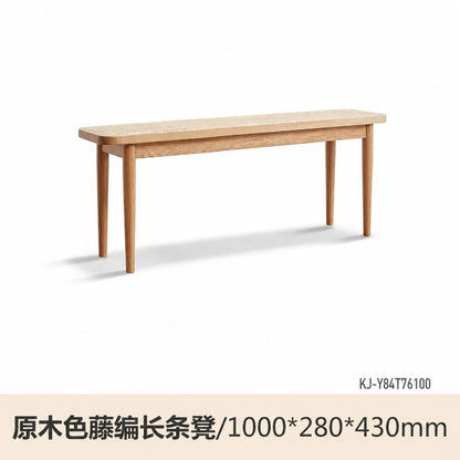 实木茶凳客厅新中式长条凳软包红橡木凳喝茶凳床尾凳