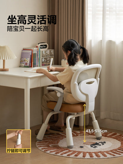 儿童学习椅可拆洗坐姿矫正软靠椅学生可升降调节写字椅子