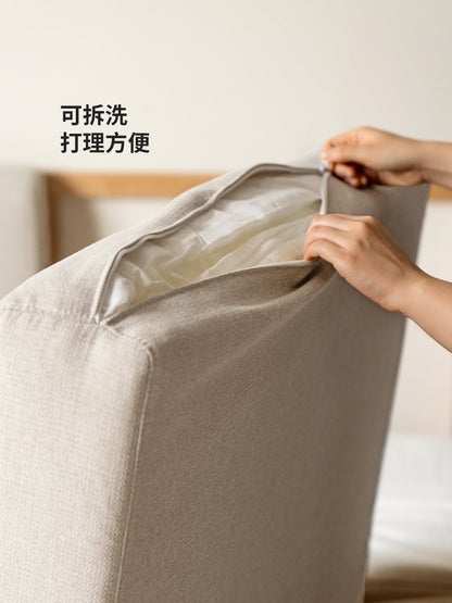 软靠床软包现代简约床头套罩卧室可拆洗布艺套子