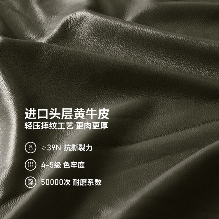 实木沙发客厅意式轻奢黑胡桃真皮沙发黑森林布艺沙发