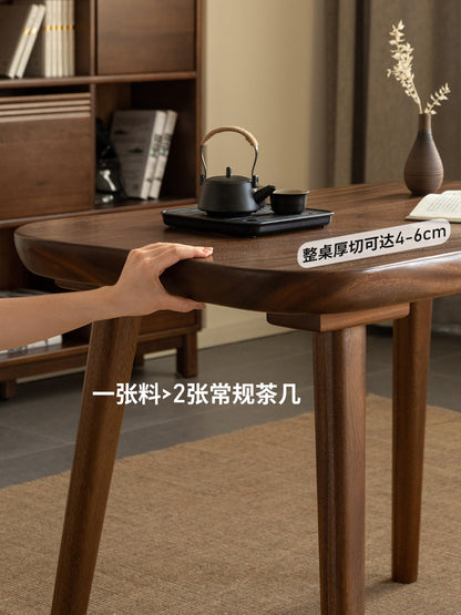 全实木茶桌客厅自然边茶台原木整板茶水桌茶几洽谈桌