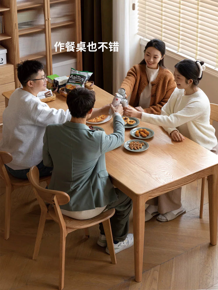 实木书桌双人办公桌原木大工作台长桌写字台桌子简约餐桌