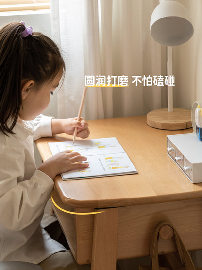 实木儿童书桌小户型学习桌环保写字桌小学生专用课桌