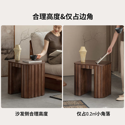 实木边几客厅侘寂风沙发边桌小户型角几宋氏美学小茶几