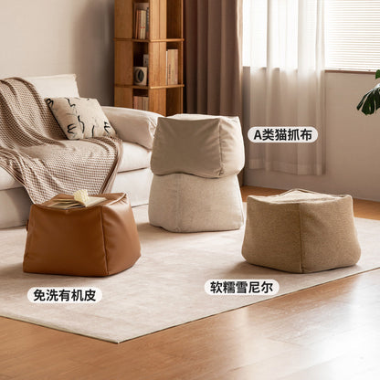 布艺坐墩客厅全拆洗雪尼尔沙发椅现代简约可移动休闲椅