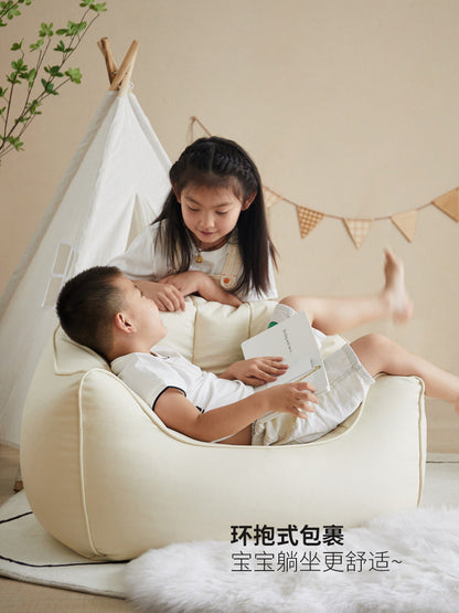 懒人单人阳台躺卧小沙发客厅ins风儿童沙发椅阅读角